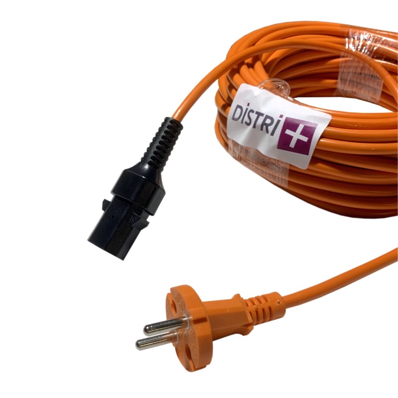 Cable de potencia de vacío Nilfisk VP300, VP600, Saltix 10, 107402901, 107402676 - Tennant V6 ... Longitud 15m