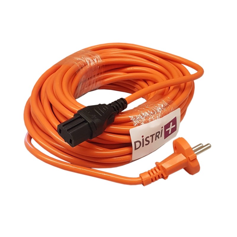 Cable de suministro compatible para aspiradora Numatic RSV150, PPR240, PPR370, PPR380, 236176, 905061, 236156 ... Longitud 12.5m
