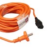 Cable de suministro compatible para aspiradora Numatic RSV150, PPR240, PPR370, PPR380, 236176, 905061, 236156 ... Longitud 12.5m