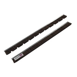 Set von 2 Streifen Pferdewellenbürste für Kunststoff-Staubsauger Sauger 30cm