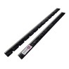 Conjunto de 2 tiras Cepillo para la succión de metal de Metal Western Wide 37cm