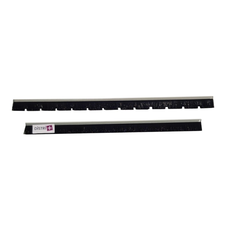 Conjunto de 2 tiras Cepillo para la succión de metal de Metal Western Wide 37cm