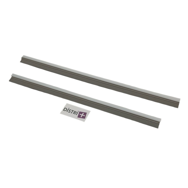 Set of 2 rubber tapes for metal suction of metal western width 45cm