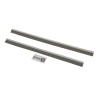 Conjunto de 2 cintas de goma para succión de metal de metal ancho occidental 45 cm