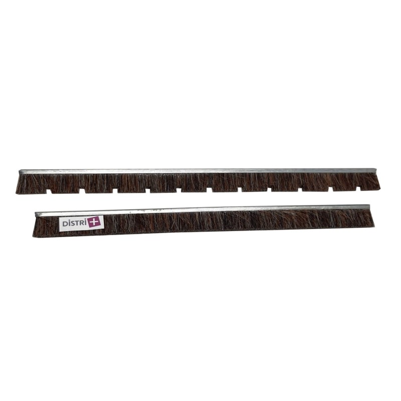 Set von 2 Streifen Rosshaarbürste für Kunststoffabsaugung von Kunststoffbreite 36 cm