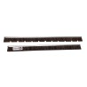 Set of 2 stripes horsehair brush for plastic suction of plastic width 36cm