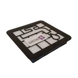 Filtre d entrée moteur lavable compatible avec aspirateurs Philips PowerPro Compact, PowerPro City, PowerPro Active... - Alternative pour référence d origine FC8010 et 432200494481