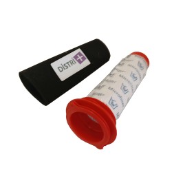 Lot von 2 kompatiblen Filtern mit Staubsauger Bosch / Siemens-Leichtathlet, Leichtathletentime Plus, Zoo O, BBH5, BBH6, BCH5, BCH6, VC6XTRM ... - Alternative für Original-Referenzen 00754175, 00754176