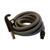 Control remoto flexible para la succión centralizada de ciclovac, SkyVac ... con asa ergonómica D.32mm y media punta de punta - Longitud: 9m
