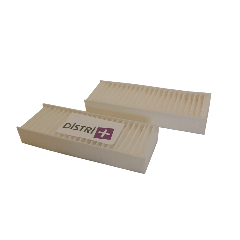 Conjunto de 2 filtros de polvo de carbón para aspiraciones centralizadas Cyclovac GX711, GX2011, GX310, DL2011 ... Alternativa para referencia Cyclovac tdfilhec2