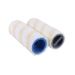 2 gelbe Mikrofaserwalzen für den Staubsauger / Karcherbodenreiniger EWM2, FC3, FC5 und FC7. Alternative zum Verhalten des Herstellers 20550060, 2.055-006.0