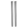 Set of 2 aluminum tubes for vacuum cleaner - Diameter: 38mm - Length 565mm