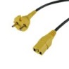 Original power cable for Karcher vacuum cleaner: T 7/1, T 10/1. Origin Reference Karcher: 6.649-743.0, 66497430. On order.