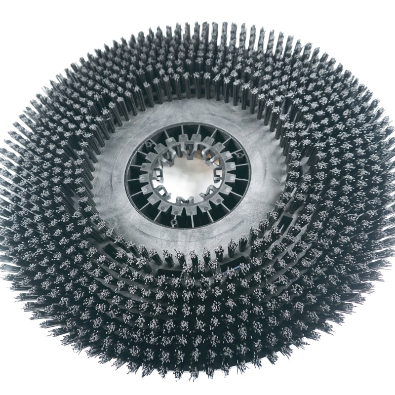 Dure black brush compatible with salary Karcher B40 C / W (disk version), BD43 / 25. Alternative for reference of origin Karcher 4.905-025.0, 49050250 - Diameter: 430mm