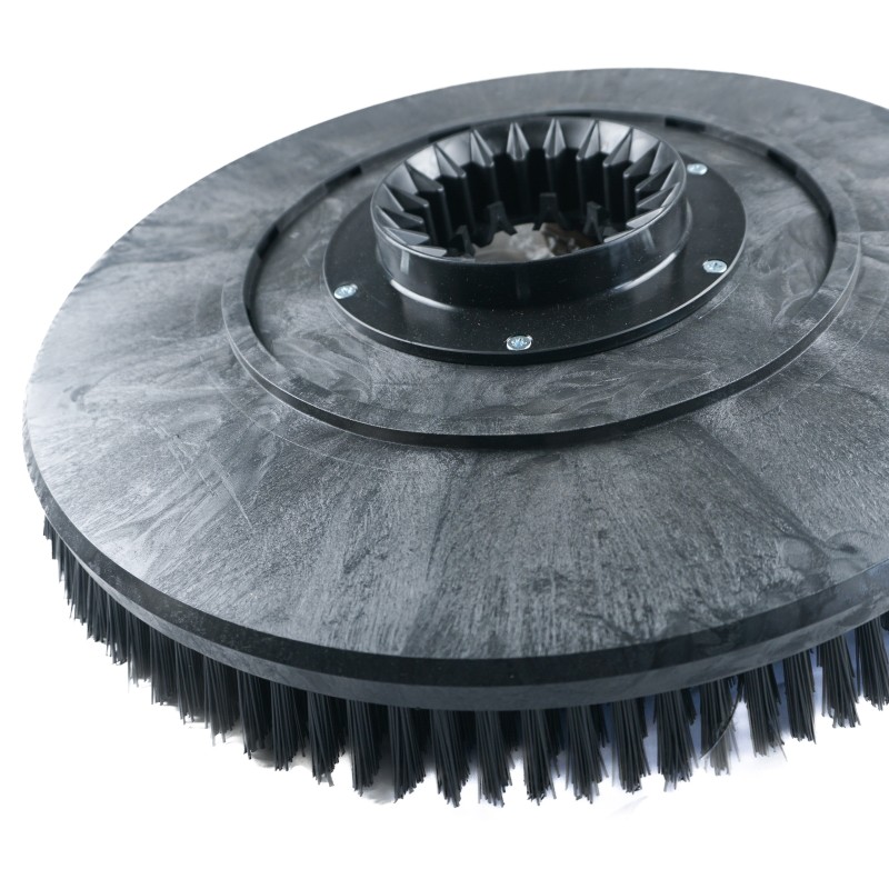 Dure black brush compatible with salary Karcher B40 C / W (disk version), BD43 / 25. Alternative for reference of origin Karcher 4.905-025.0, 49050250 - Diameter: 430mm