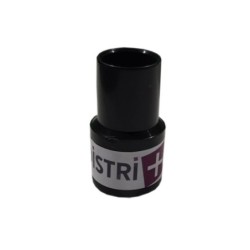 Embout PVC pour aspirateur à visser sur flexible de diamètre 25mm intérieur d'un côté acceptant un tube de diamètre 25mm de l'autre