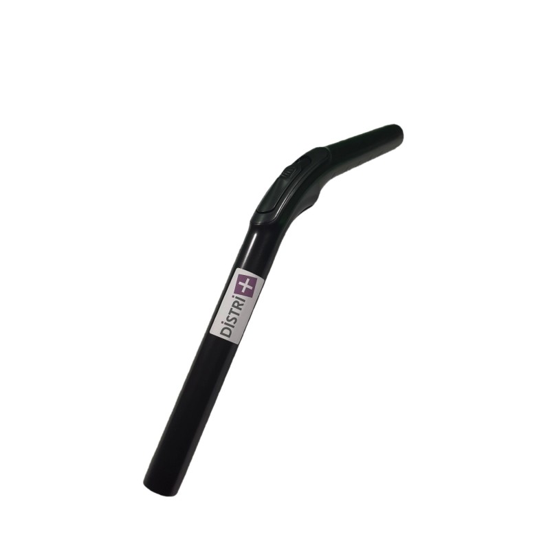 Coude plastique avec réglage d'air pour aspirateur reliant un tube et un embout de flexible côté canne de diamètre 32mm