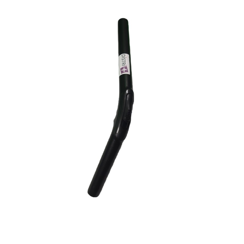 Coude plastique avec réglage d'air pour aspirateur reliant un tube et un embout de flexible côté canne de diamètre 32mm