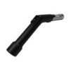 Poignée plastique/métal avec réglage d'air pour aspirateur à clipser sur flexible diamètre 32mm intérieur et pour tube diamètre 35mm