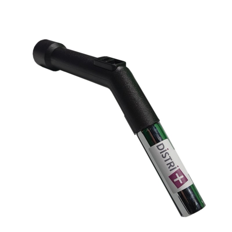 Poignée plastique/métal avec réglage d'air pour aspirateur à clipser sur flexible diamètre 32mm intérieur et pour tube diamètre 35mm