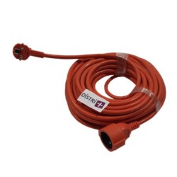 RALLONGE PROLONGATEUR ELECTRIQUE ORANGE NORME H05VVF - SECTION 3x2.5mm² - LONGUEUR 15M