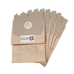 Vacuum cleaner bag compatible with Bauknecht - Rowenta Dymbo, RS005, RS007, ZR74.5 - from Longhi Quick ... - The pocket of 5 bags pa