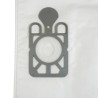 Vacuum cleaner bag compatible with Numatic NUPRO 180, NUV180, Henry, NVM1B. - The cover of 5 microfiber bags