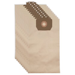 Staubsauger-Tasche mit Taski Vento 8, Bora, Baby Bora - CleanFix S10, S12 - Colgate P9, P18. - Beutel von 10 Papiertüten