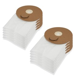 Staubsauger-Tasche kompatibel mit Ghibli T1 (2. Version) - Wirbel W1 (2. Version) - ICA / IPC / SOTECO YP1 / 5 Rucksack. - Beutel von 10 Mikrofaserbeuteln
