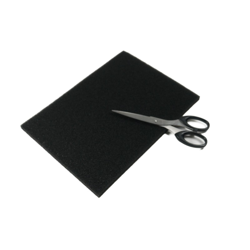 Set of 2 Universal Foam Air Filters for Cutting Vacuum - Dimensions: 250x180x10mm
