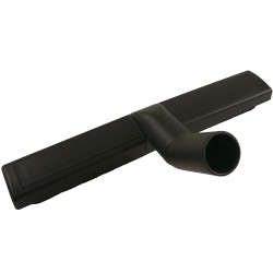 Vacuum brush with brushed strips and PVC casters. Suitable for vacuums with accessories in 36 mm.