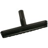 Vacuum brush with brushed strips and PVC casters. Suitable for vacuums with accessories in 36 mm.