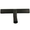 Vacuum brush with brushed strips and PVC casters. Suitable for vacuums with accessories in 36 mm.