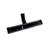 Vacuum cleaner brush with wheels - Length: 360 mm - All soils with rubber bands and PVC casters. Be suitable for