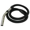 Flexible flexible compatible para aspiradoras ghibi - longitud 2.5 m - mango de diámetro 36 mm