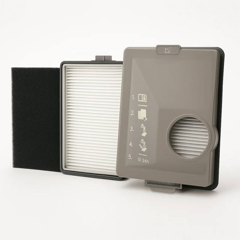 Filtro de polvo fino MIELE CX-FSF - Referencias alternativas originales 11639250, CX-FSF