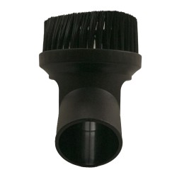 Round furniture brush for vacuum cleaner ranging on 36 mm diameter tubes