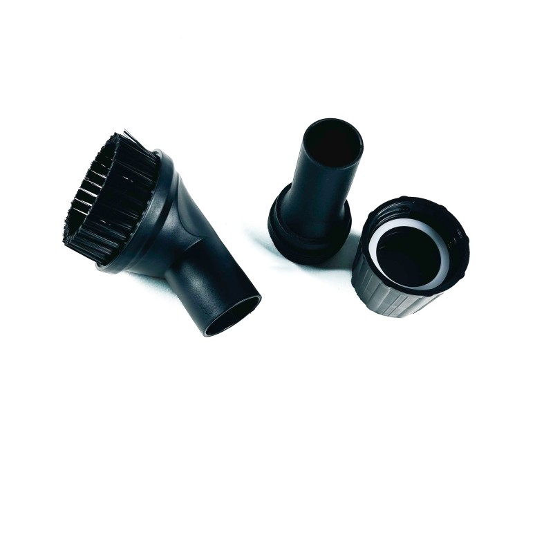 Kit Brush Round Furniture for Vacuum Cleaner Tube 38mm and Universal Adapter Diameter 32 to 38 mm