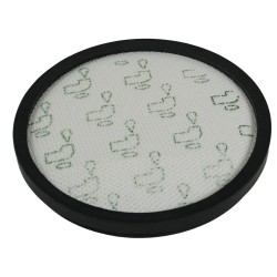 Filtro redondo Lavabajable Aspirador Lave Force Fuerza Verde, Fuerza de Slive, Potencia Xtrem y TEFAL - Alternativa para Ré