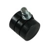 Black double roulette for vacuum cleaner Numatic - Original and authentic reference reference 2040000