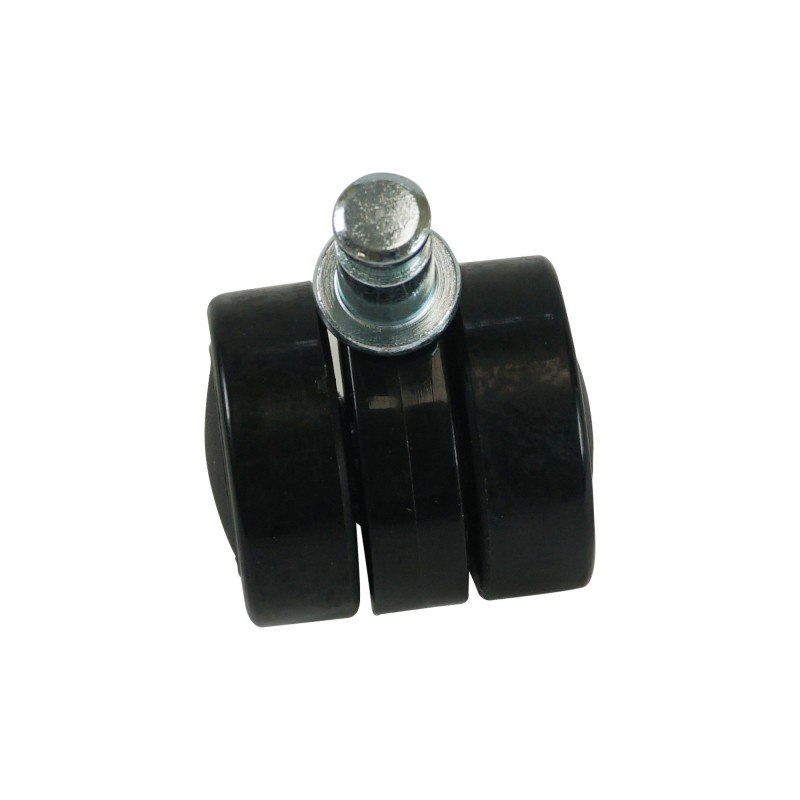 Schwarzes Doppelroulette für Staubsauger Numatic - Original- und authentische Referenz-Referenz 2040000
