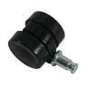 Black double roulette for vacuum cleaner Numatic - Original and authentic reference reference 2040000