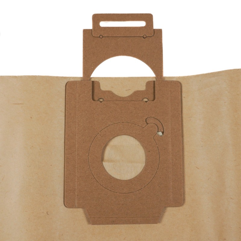 Sac aspirateur compatible avec Fiorentini Silent Baby - Wetrok Bantam 6, Bantam 9, Monovac 6, Duovac 6... - Carton de 15 pochettes de 10 sacs papier