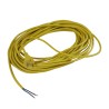 Câble d'alimentation jaune H05VVF 2 x 1,5 mm² - 15 m