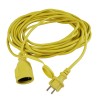 Rallonge prolongateur jaune H05VVF 3*1.5 mm² - 12,5 m