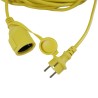 Extensión de extensión amarilla H05VVF 3 * 1.5 mm² - 12.5 m