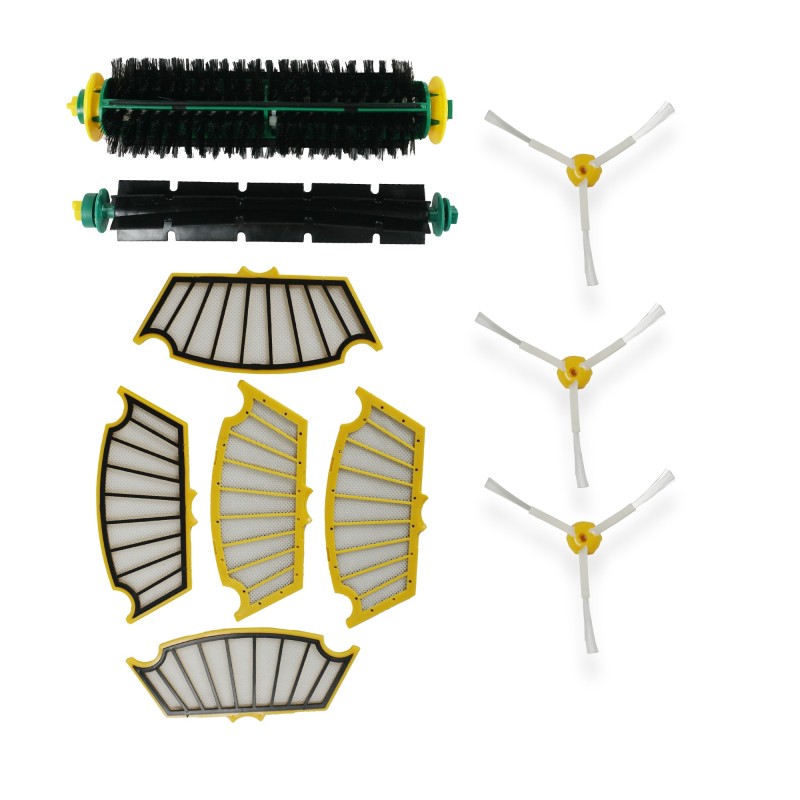 Kit de reemplazo para la aspiradora de robots - Compatible con Roomba Irobot Series 500