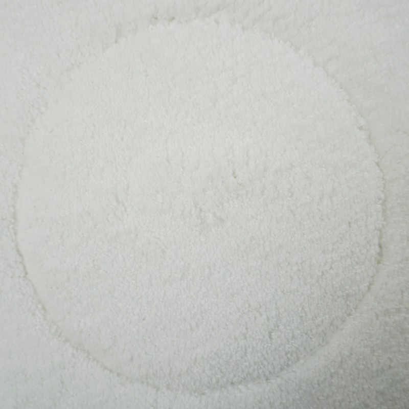 Pad/disque de nettoyage universel pour monobrosse ou autolaveuse en microfibre polyester - ø 406 mm - blanc