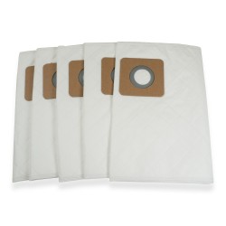 Sacs à poussière aspirateur microfibre non tissés - compatible avec Bosch AdvancedVac 20, 15 - Universal Vac 15 - lot de 5