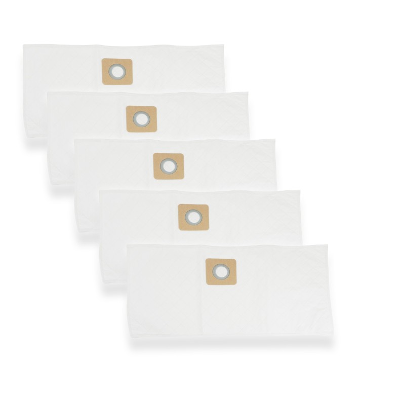 Bolsas de polvo de aspiradora de microfibra no tejida - Compatible con Bosch AdvancedVac 20, 15 - Universal VAC 15 - Lote de 5